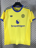 26-27 Man Utd Yellow Goalkeeper Fans Soccer Jersey