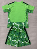 26-27 Man Utd Green Goalkeeper Kids Soccer Jersey