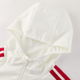 26-27 Bayern White Windbreaker Suit (Hoodie)(风衣套装)