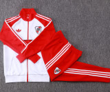 26-27 River Plate White red Jacket Tracksuit #A26115