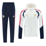 26-27 Bayern White Windbreaker Suit (Hoodie)(风衣套装)