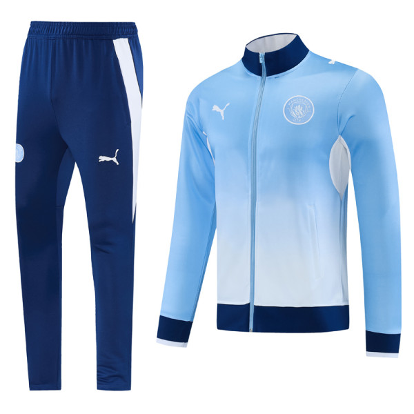 26-27 Man City Light blue Jacket Tracksuit #11