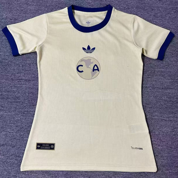 26-27 Club America 110th Anniversary Yellow Women Soccer Jersey (女)