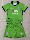26-27 Cruz Azul Green Goalkeeper Kids Soccer Jersey