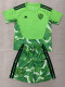 26-27 Leeds United Green Goalkeeper Kids Soccer Jersey