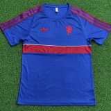26-27 Man Utd Blue Casual Player Version Training Shirts