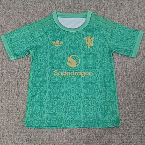 26-27 Man Utd Black Green Special Edition Training shirts