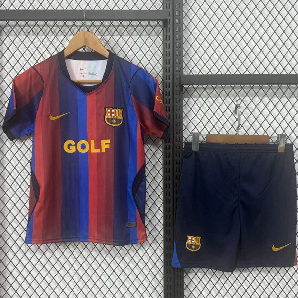 26-27 BAR Home Kids Soccer Jersey (GOLF)