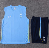 26-27 TOT Light blue Tank top and shorts suit #D26098