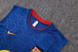 26-27 BAR Fancy blue Tank top and shorts suit #D26095