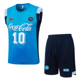 26-27 Napoli Lake blue Tank top and shorts suit #D26101