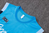 26-27 Napoli Lake blue Tank top and shorts suit #D26101