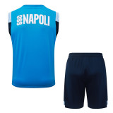 26-27 Napoli Lake blue Tank top and shorts suit #D26101