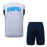 26-27 Napoli White Tank top and shorts suit #D26105