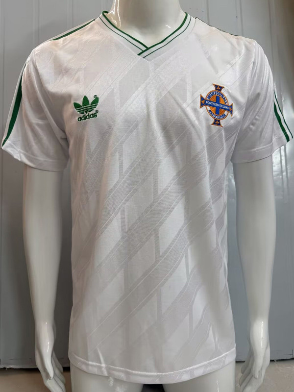 1986 Northern Ireland Home Retro Soccer Jersey