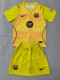 26-27 BAR Yellow Goalkeeper Kids Soccer Jersey