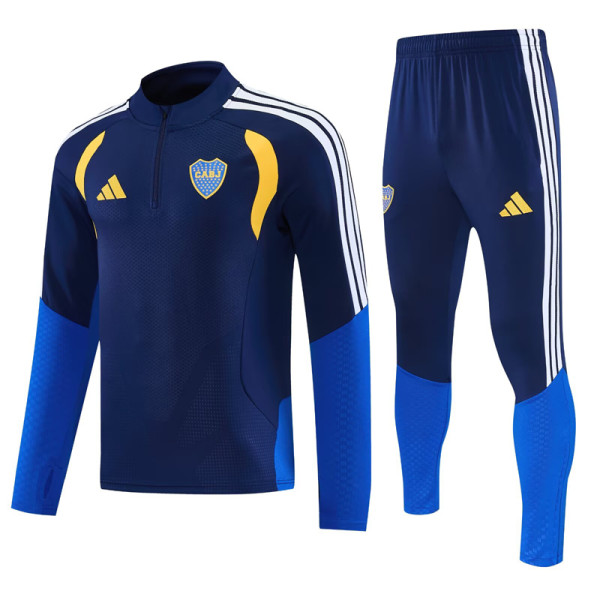 26-27 Boca Juniors Royal blue Half Pull Tracksuit (半拉链)