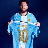 26-27 Argentina MESSI #10 Farewell Match Fans Soccer Jersey (签名版)