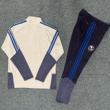 26-27 Club America Khaki Half Pull Tracksuit (Pants Have Pocket)(半拉链)