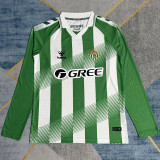26-27 Real Betis Home Long Sleeve Soccer Jersey (长袖)