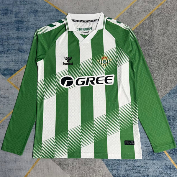 26-27 Real Betis Home Long Sleeve Soccer Jersey (长袖)