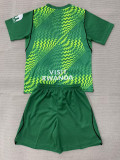 26-27 ATM Green Goalkeeper Kids Soccer Jersey