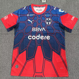 26-27 Monterrey Blue Red Goalkeeper Fans Soccer Jersey