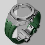 Mod Kit GEN4 Gen5 GA2100 Metal Bezel for G shock Casioak Modification 4th Generation Rubber&Steel Watch Case Strap GA2100 2110