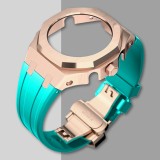 Mod Kit GEN4 Gen5 GA2100 Metal Bezel for G shock Casioak Modification 4th Generation Rubber&Steel Watch Case Strap GA2100 2110