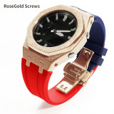 Casioak GA2100 Mod Kit Gen3 Gen4 Metal Stainless Steel Case Band Modified Watch Strap CASE For G-Shock GA2110 Replacement Gen4