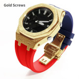 Casioak GA2100 Mod Kit Gen3 Gen4 Metal Stainless Steel Case Band Modified Watch Strap CASE For G-Shock GA2110 Replacement Gen4