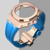 Mod Kit GEN4 Gen5 GA2100 Metal Bezel for G shock Casioak Modification 4th Generation Rubber&Steel Watch Case Strap GA2100 2110