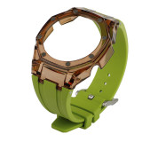 NEW Transparent Casioak Mod Kit for GA2100 Replacement PC Case Strap for Casio GA-2100 2110 Rubber Watch Band Metal Buckle
