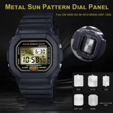 Metal Sun Pattern Watch Dial Steel Panel Modified Accessories For Casio G-Shock DW5600 GW-M5610 DW 6900 GMW B5000 GX-56 GWF-1000