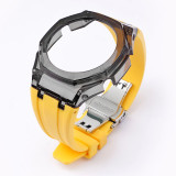 NEW Transparent Casioak Mod Kit for GA2100 Replacement PC Case Strap for Casio GA-2100 2110 Rubber Watch Band Metal Buckle