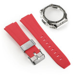Retro Gen4 For Casioak Mod Kit For G-Shock GA2100 Metal Case Frame Rubber Strap for GA-2110 Stainless steel Accessories Tools