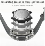 NEW Transparent Casioak Mod Kit for GA2100 Replacement PC Case Strap for Casio GA-2100 2110 Rubber Watch Band Metal Buckle