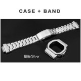 For G-SHOCK Diamond Mod Kit Case Frame Band Stainless Steel Strap&Bezel Replacements For DW5600 DW5610 GWM5610 DW5030 GW5000
