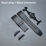 Gen2 Fluorine Rubber for GA2100 Bezel Strap Ga-2110 Strap Plus Size Belt 2nd Silver Buckles Mod Tools Butterfly Clasp