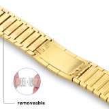 Stainless Steel Link Bracelet Band for Apple Watch Series 7 6 SE 5 4 3 40mm 41mm 44mm 45mm For iwatch 7 6 5 WatchBand Strap