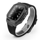Modification Kit for Apple Watch Case Mod Bezel Rubber Strap Metal Band  Band 44mm 45mm 41mm 40mm for iWatch Series 7 6 SE 5 4