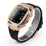 Modification Kit for Apple Watch Case Mod Bezel Rubber Strap Metal Band  Band 44mm 45mm 41mm 40mm for iWatch Series 7 6 SE 5 4