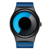 Creative Quartz Watches Men FASHION Top Brand Casual Stainless steel Mesh Band Unisex Watch Clock Male female Gentleman gift