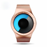 Creative Quartz Watches Men FASHION Top Brand Casual Stainless steel Mesh Band Unisex Watch Clock Male female Gentleman gift