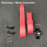 Gen2 Fluorine Rubber for GA2100 Bezel Strap Ga-2110 Strap Plus Size Belt 2nd Silver Buckles Mod Tools Butterfly Clasp