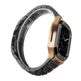 Modification Kit for Apple Watch Case Mod Bezel Rubber Strap Metal Band  Band 44mm 45mm 41mm 40mm for iWatch Series 7 6 SE 5 4