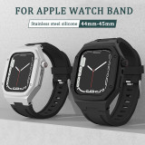 Replacement Rubber Strap Band For 0848  0849 Apple watch Mod Kit Set