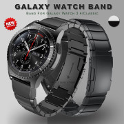 22mm 20mm Watch Band for Samsung Galaxy watch 3 4 Classic 44mm 46mm HUAWEI Watch GT2e Amazfit Bip Pace Stainless Steel Strap