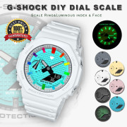 Casioak Luminous Hour Marker For G shock GA2100 GM2100 Dial Ring DIY Watch Scale Ring Index Modification Dial Watch Accessories