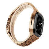 Modification Kit for Apple Watch Case Mod Bezel Rubber Strap Metal Band  Band 44mm 45mm 41mm 40mm for iWatch Series 7 6 SE 5 4